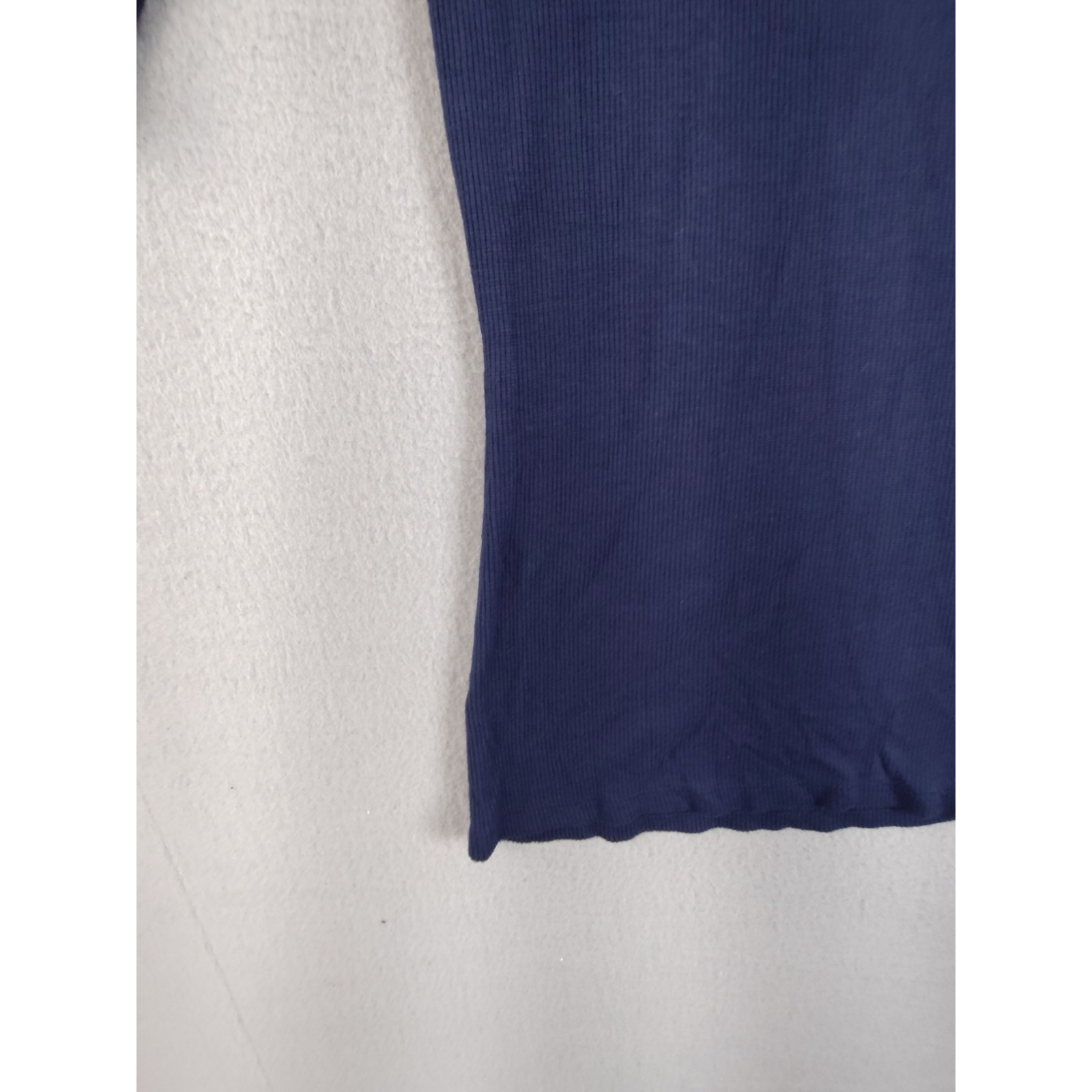 Modstrom Women Tops Xs Navy Blue Crew Neck Pullover Short Sleeve Ribbed Casual — image 4 of 8